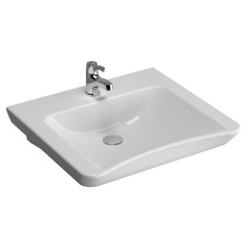 VitrA Conforma Waschtisch 60 x 54,5/51 cm mit Hahnloch, ohne Überlauf