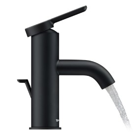 Miscelatore monocomando per lavabo Duravit C.1 S con scarico a stelo