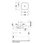 Duravit DuraStyle Aufsatzbecken 43 cm, ohne Hahnloch