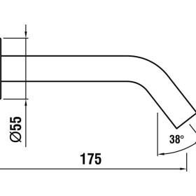 Écoulement de baignoire LAUFEN Kartell