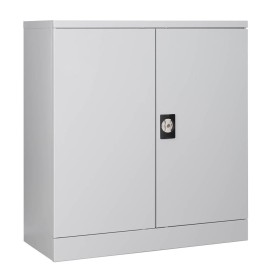 Wolfstahl Büro Stahlschrank - Aktenschrank Lichtgrau abschliessbar 92x42x100cm, zerlegt