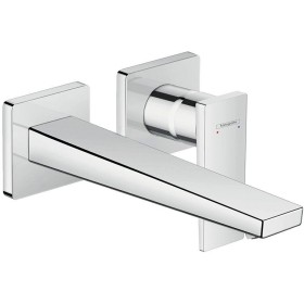 hansgrohe Metropol Einhebel-Waschtischmischer Unterputz mit Hebelgriff und Auslauf 22,5 cm für Wandmontage