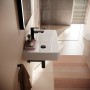 hansgrohe Xanuia Q Waschtisch Compact 600/370 mit Hahnloch und Überlauf, SmartClean