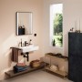 hansgrohe Xanuia Q Waschtisch Compact 600/370 mit Hahnloch und Überlauf, SmartClean