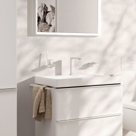 hansgrohe Tecturis E 2-Loch Waschtischarmatur 150 CoolStart wassersparend+ mit Ablaufgarnitur