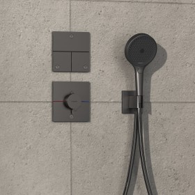hansgrohe ShowerSelect Comfort E Thermostat Unterputz für 1 Verbraucher und 1 zusätzlichen Abgang