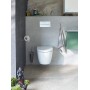 Duravit ME by Starck Wand-WC Compact Rimless mit HygieneGlaze