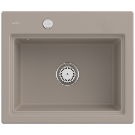 Villeroy & Boch Subway Style 60 S Einbauspüle, Ablaufgarnitur mit Excenterbetätigung, inkl. Abtropfgitter