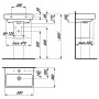 LAUFEN PRO S Compact Waschtisch 55 cm