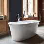 Duravit White Tulip Einhebel-Wannenmischer bodenstehend