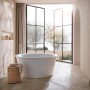 Duravit White Tulip Einhebel-Wannenmischer bodenstehend