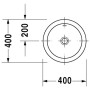 Duravit Architec Einbauwaschtisch 40 cm