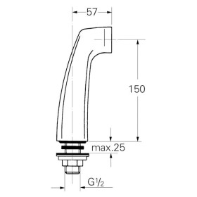 Raccord sur pied GROHE