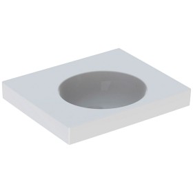 Geberit Preciosa II Waschtisch 60 x 50 cm ohne Hahnloch und Überlauf