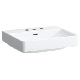 LAUFEN PRO S Aufsatzwaschtisch 55 cm mit 3 Hahnlöchern und Überlauf