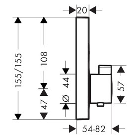 hansgrohe ShowerSelect Thermostat Unterputz für 2 Verbraucher