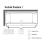 Villeroy & Boch Squaro Edge 12 Duo Badewanne 160 x 75 cm, Airpool Comfort, Technik Position 1