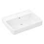 hansgrohe Xanuia Q Waschtisch 650/480 ohne Hahnloch mit Überlauf, SmartClean