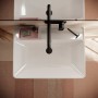 hansgrohe Xanuia Q Waschtisch 650/480 ohne Hahnloch mit Überlauf, SmartClean