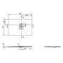 Villeroy & Boch Squaro Infinity Duschwanne, 110 x 70 x 4 cm