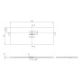 Villeroy & Boch Squaro Infinity Duschwanne, 180 x 70 x 4 cm