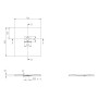 Villeroy & Boch Squaro Infinity Duschwanne, 80 x 75 x 4 cm
