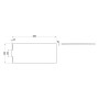 LAUFEN NIA Duschwanne 180 x 80 cm