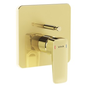 VitrA Root Square Einhebel-Wannenfüll- und Brausearmatur für Unterputz