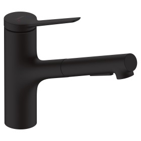 hansgrohe Zesis M33 Einhebel-Küchenarmatur 150, Ausziehbrause, 2 Strahlarten, Schlauchbox (sBox) lite