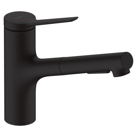 hansgrohe Zesis M33 Einhebel-Küchenarmatur 150, Ausziehbrause, 2 Strahlarten, Schlauchbox (sBox) lite