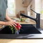 hansgrohe Zesis M33 Einhebel-Küchenarmatur 150, Ausziehbrause, 2 Strahlarten, Schlauchbox (sBox) lite