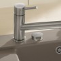Villeroy & Boch Subway Style 45 FLAT flächenbündige Spüle, Ablaufgarnitur mit Excenterbetätigung, Becken rechts