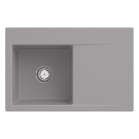 Villeroy & Boch Subway Style 45 Einbauspüle, Ablaufgarnitur mit Handbetätigung, Becken links