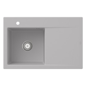 Villeroy & Boch Subway Style 45 Einbauspüle, Ablaufgarnitur mit Handbetätigung, Becken links