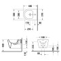 Duravit Soleil by Starck Wand Bidet Compact 37 x 48 cm