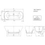 Villeroy & Boch Antheus freistehende Badewanne 175 x 80 cm