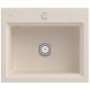 Villeroy & Boch Subway Style 60 S FLAT flächenbündige Spüle, Ablaufgarnitur mit Excenterbetätigung, inkl. Abtropfgitter