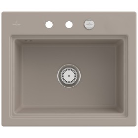 Villeroy & Boch Subway Style 60 S Einbauspüle, Ablaufgarnitur mit Excenterbetätigung, inkl. Abtropfgitter