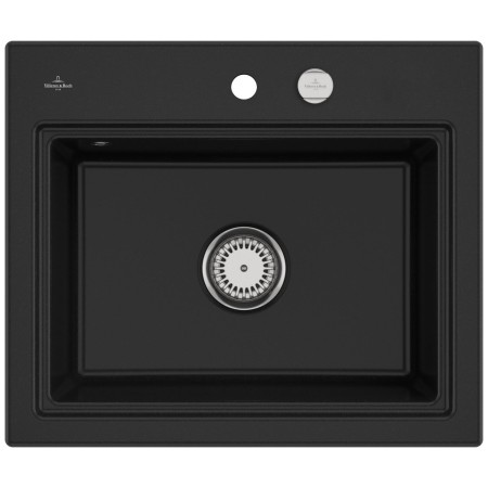 Villeroy & Boch Subway Style 60 S Einbauspüle, Ablaufgarnitur mit Excenterbetätigung, inkl. Abtropfgitter