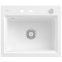 Villeroy & Boch Subway Style 60 S FLAT flächenbündige Spüle, Ablaufgarnitur mit Excenterbetätigung, inkl. Abtropfgitter
