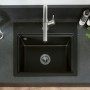 Villeroy & Boch Subway Style 60 S FLAT flächenbündige Spüle, Ablaufgarnitur mit Excenterbetätigung, inkl. Abtropfgitter