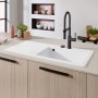 Villeroy & Boch Subway Style 60 Einbauspüle, Ablaufgarnitur mit Excenterbetätigung, Becken rechts