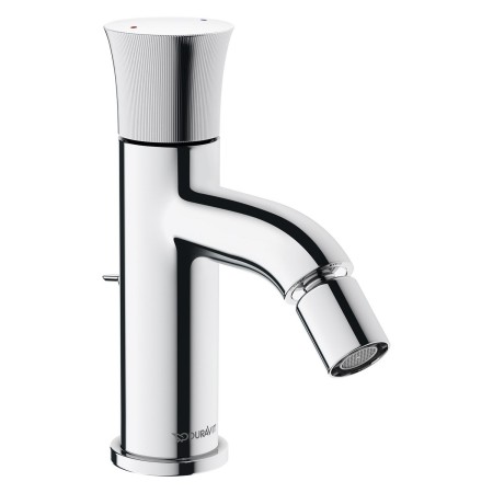 Duravit White Tulip Einhebel-Bidetmischer mit Ablaufgarnitur