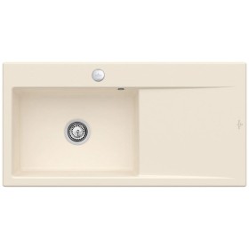 Villeroy & Boch Subway Style 60 FLAT flächenbündige Spüle, Ablaufgarnitur mit Excenterbetätigung, Becken links