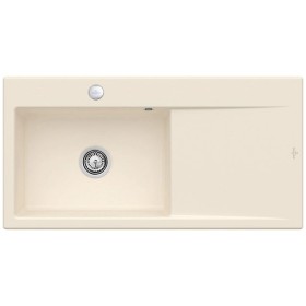 Villeroy & Boch Subway Style 60 FLAT flächenbündige Spüle, Ablaufgarnitur mit Excenterbetätigung, Becken links