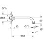 GROHE Relexa Brausearm , DN 15