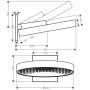 hansgrohe Rainfinity Kopfbrause 360 1jet mit Wandanschluss