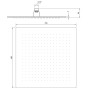 Villeroy & Boch Universal Showers Regenbrause 35 x 35 cm