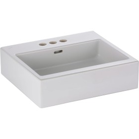 LAUFEN Living City Aufsatzwaschtisch 50 cm mit Überlauf und 3 Hahnlöchern