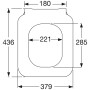 Villeroy & Boch Venticello WC-Sitz SlimSeat LINE
